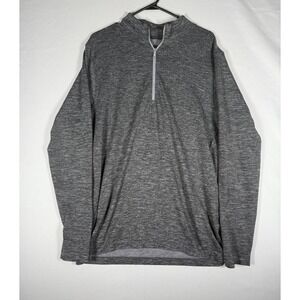 Lululemon Metal Vent Tech Midweight 1/4 Zip Pullover Men's Size Large Gray EUC